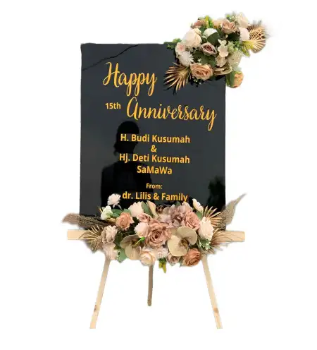 Papan Bunga Akrilik Gedog